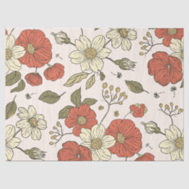 Babyparty | Schmetterlinge und Blüten Poesie Seidenpapier