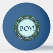 Babyparty-Spiel! Junge oder Mädchen? Team-Junge! Tischtennisball (Vorderseite)