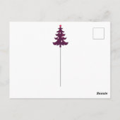 Babyparty | Weihnachtsmann und Feuerplatz Postkarte (Rückseite)