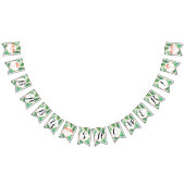 Babyparty-Wimpel-Flaggen-Flamingo-Blatt-Streifen Wimpelkette (Alle)