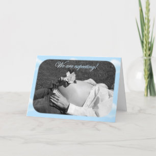 Babypartyeinladung, die wir erwarten einladung