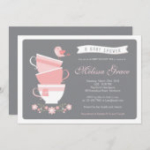 Babypartyteeeinladung/Babyparty des hohen Tees Einladung (Vorne/Hinten)