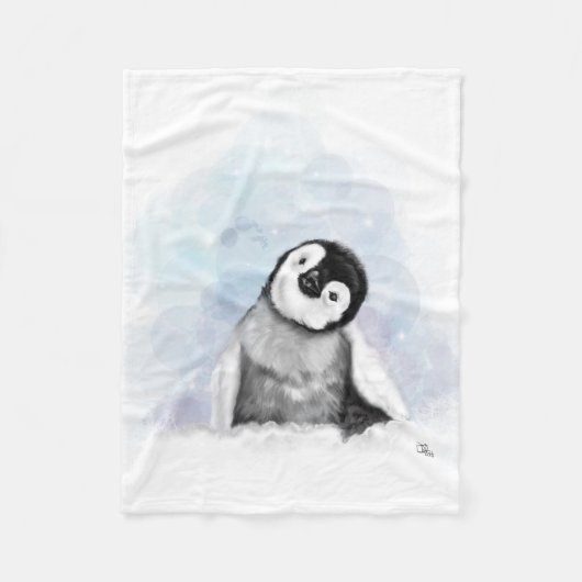 Babypenguin-Fleece-Decke Fleecedecke (Vorderseite)