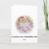 Babypflegekarte Karte (Rückseite)