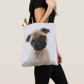 Babyportrait Mops Tasche (Von Nahem)