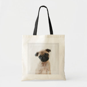 Babyportrait Mops Tragetasche