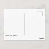 Babyportrait Postkarte (Rückseite)