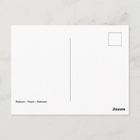 Babyportrait Postkarte (Rückseite)