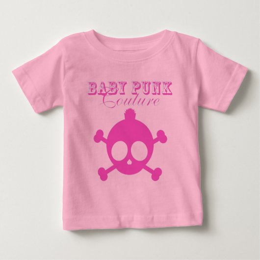 babypunk-pink baby t-shirt (Vorderseite)