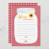 BaByQ Baby-Duschberatungskarten Menükarte (Vorne/Hinten)