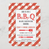 BabyQ Baby Dusche Barbecue Dusche Einladung (Vorne/Hinten)