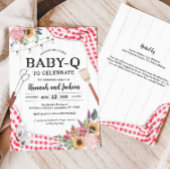 BabyQ Baby Shower GRILLEN Baby Shower Einladung