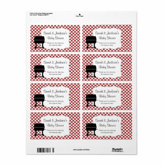 BaByQ Babydusche oder Wasserflasche Grillen (Vorne)