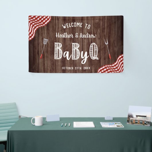 Babyq Backyard GRILLEN Picnic Baby Showbanner Banner (Messeveranstaltung)
