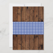 BaByQ GRILLEN Babydusche Blauer Sonnenblume Einlad Einladung (Rückseite)