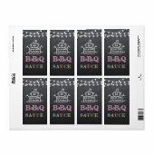 Babyq-Sauce-Etikett / Babyq-Aufkleber (Vorne)