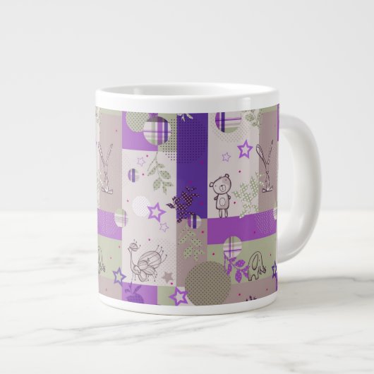 Babyquilt Jumbo-Tasse (Vorderseite Rechts)