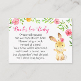 Babyrabbit Niedlich Bunny Animal Girl Buchanfrage Begleitkarte