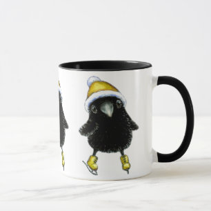 Babyraben-Eis-Skaten Tasse