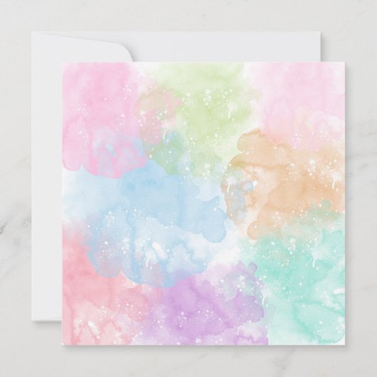 Babyreveal Babydusche Einladung mit Windeln (Rückseite)