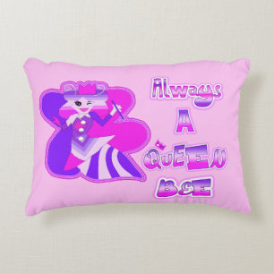 Babyrosa der Königin Dekokissen