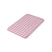 Babyrosa Gingham Badematte (Schrägansicht)
