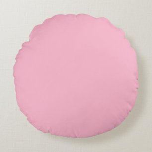 Babyrosa Uni-Farbe Rundes Kissen