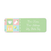 Babyrücksendetikett (Vorne)