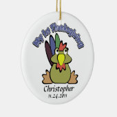 Baby's 1. Erntedank Keramikornament (Rechts)