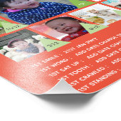 BABYS 1. JAHR FOTO COLLAGE 8x12 $5 oder weniger! (Ecke)