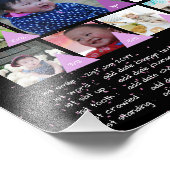 BABYS 1. JAHR FOTO COLLAGE 8x12 $5 oder weniger! (Ecke)