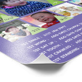 BABYS 1. JAHR FOTO COLLAGE 8x12 $5 oder weniger! (Ecke)