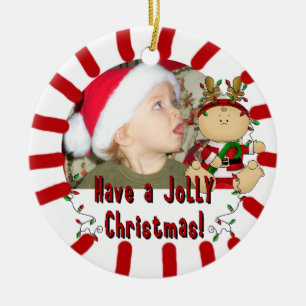 Baby's 1. Jolly Christmas Keepake Ornament