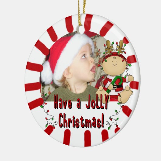 Baby's 1. Jolly Christmas Keepake Ornament (Links)