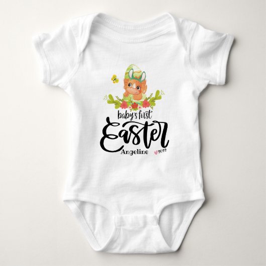 Baby's 1. Oster Personalisiert Baby Bodysuit Baby Strampler (Vorderseite)