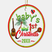 Baby's 1. Trini Christmas Keramik Ornament (Links)