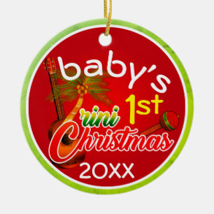 Baby's 1. Trini Christmas Keramik Ornament