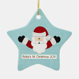 Babys 1. Weihnachten 2011 Keramik Ornament