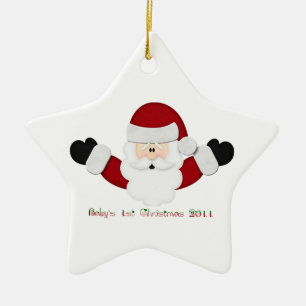 Babys 1. Weihnachten 2011 Keramikornament