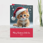 Babys 1. Weihnachten Karte (Rückseite)