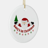 Babys 1. Weihnachten Keramik Ornament (Rechts)