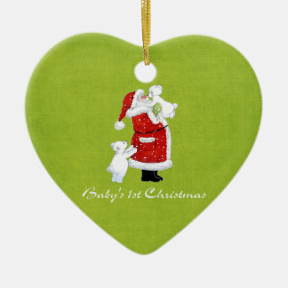 Babys 1. Weihnachten Keramik Ornament