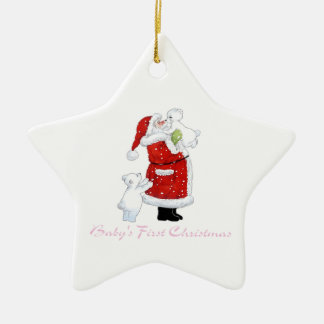Babys 1. Weihnachten Keramikornament