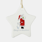 Babys 1. Weihnachten Keramikornament (Rechts)