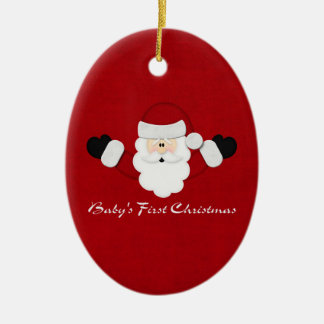 Babys 1. Weihnachten Keramikornament