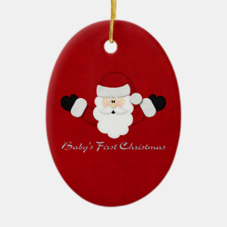 Babys 1. Weihnachten Keramikornament