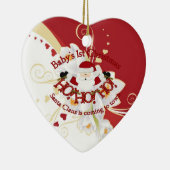 Babys 1. Weihnachten Keramikornament (Rechts)
