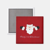 Babys 1. Weihnachten Magnet (Vorderseite/Rückseite)