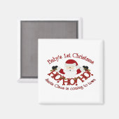 Babys 1. Weihnachten Magnet (Vorderseite/Rückseite)