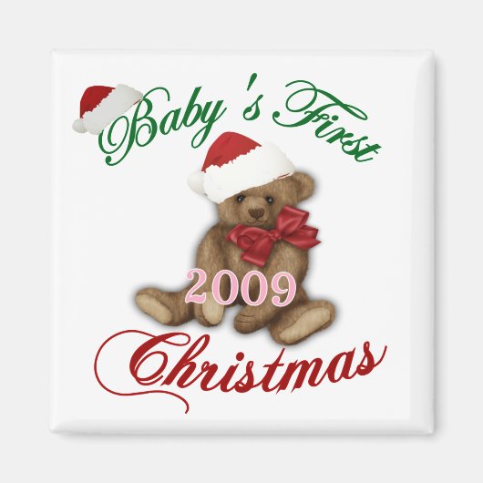 Babys 1. Weihnachten Magnet (Vorne)